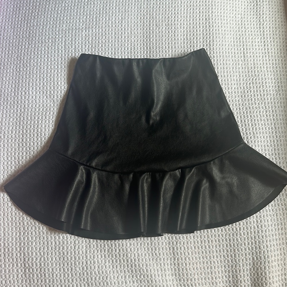 ASOS leather skirt